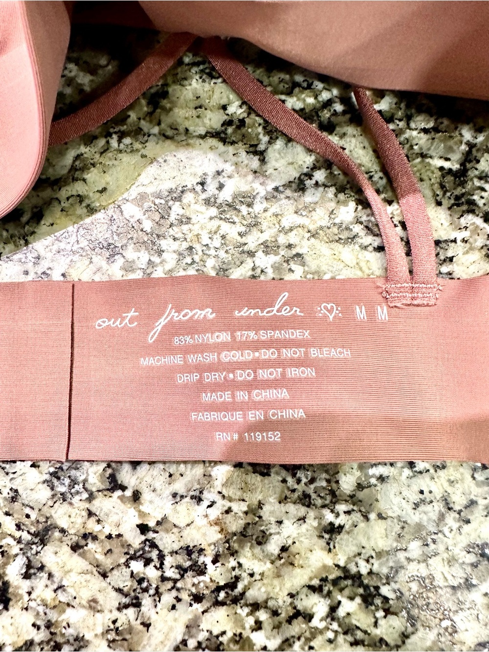 Urban Outfitters Rose Dust Double-Strap Bralette Medium - Picture 6 of 8